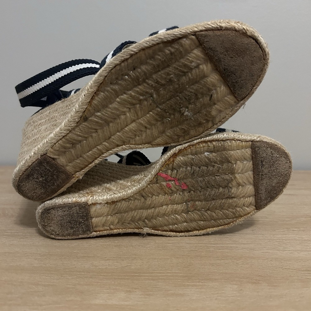 Lauren Ralph Lauren Navy and White Espadrilles - Picture 5 of 5